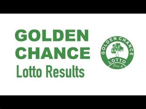 How to play Golden chance lotto online .